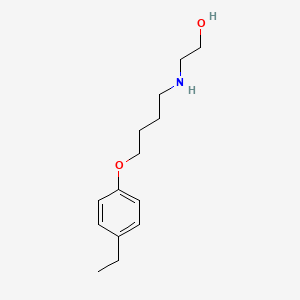 2-{[4-(4-ethylphenoxy)butyl]amino}ethanol