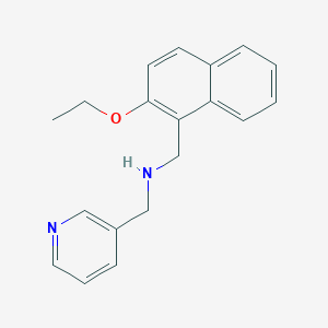 molecular formula C19H20N2O B502171 1-(2-ethoxynaphthalen-1-yl)-N-(pyridin-3-ylmethyl)methanamine 