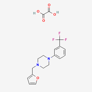 1-(2-furylmethyl)-4-[3-(trifluoromethyl)phenyl]piperazine oxalate