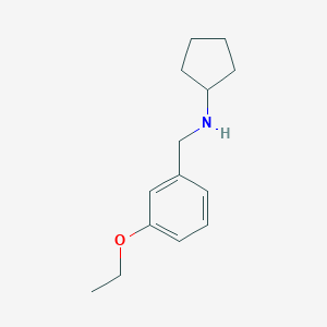 molecular formula C14H21NO B502175 N-(3-ethoxybenzyl)cyclopentanamine 
