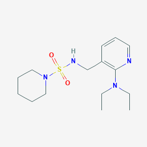 N-{[2-(diethylamino)-3-pyridinyl]methyl}-1-piperidinesulfonamide