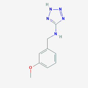molecular formula C9H11N5O B502181 N-[(3-methoxyphenyl)methyl]-2H-tetrazol-5-amine CAS No. 159709-05-4