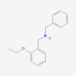 molecular formula C16H19NO B502189 N-benzyl-N-(2-ethoxybenzyl)amine 