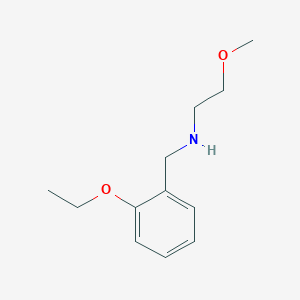 molecular formula C12H19NO2 B502190 N-(2-ethoxybenzyl)-2-methoxyethanamine CAS No. 827328-44-9