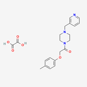 molecular formula C21H25N3O6 B5022003 1-[(4-methylphenoxy)acetyl]-4-(3-pyridinylmethyl)piperazine oxalate 