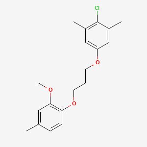 2-chloro-5-[3-(2-methoxy-4-methylphenoxy)propoxy]-1,3-dimethylbenzene