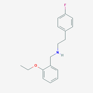 molecular formula C17H20FNO B502205 N-(2-ethoxybenzyl)-2-(4-fluorophenyl)ethanamine 