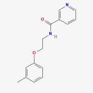 N-[2-(3-methylphenoxy)ethyl]nicotinamide