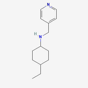 molecular formula C14H22N2 B5022086 (4-ethylcyclohexyl)(4-pyridinylmethyl)amine 