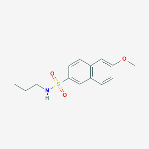 6-methoxy-N-propyl-2-naphthalenesulfonamide