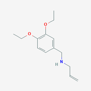 molecular formula C14H21NO2 B502213 N-(3,4-diethoxybenzyl)prop-2-en-1-amine 