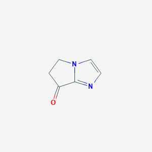 molecular formula C6H6N2O B050222 5H-吡咯并[1,2-a]咪唑-7(6H)-酮 CAS No. 112513-82-3