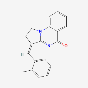 molecular formula C19H16N2O B5022302 3-(2-methylbenzylidene)-2,3-dihydropyrrolo[1,2-a]quinazolin-5(1H)-one 