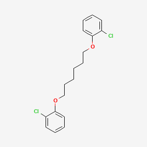 molecular formula C18H20Cl2O2 B5022313 1-Chloro-2-[6-(2-chlorophenoxy)hexoxy]benzene 