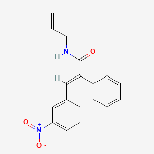 N-allyl-3-(3-nitrophenyl)-2-phenylacrylamide