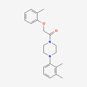 molecular formula C21H26N2O2 B5022343 1-(2,3-dimethylphenyl)-4-[(2-methylphenoxy)acetyl]piperazine 