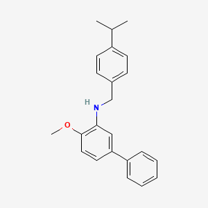 (4-isopropylbenzyl)(4-methoxy-3-biphenylyl)amine