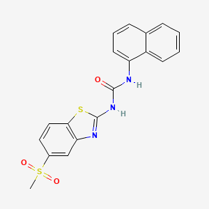 N-[5-(methylsulfonyl)-1,3-benzothiazol-2-yl]-N'-1-naphthylurea