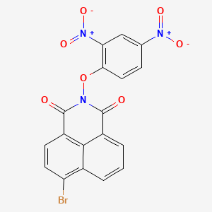 6-bromo-2-(2,4-dinitrophenoxy)-1H-benzo[de]isoquinoline-1,3(2H)-dione