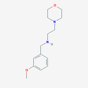 molecular formula C14H22N2O2 B502254 N-(3-methoxybenzyl)-2-(morpholin-4-yl)ethanamine 