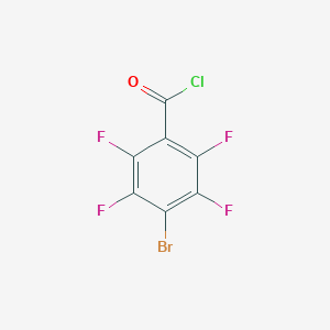molecular formula C7BrClF4O B050226 4-溴-2,3,5,6-四氟苯甲酰氯 CAS No. 122033-54-9