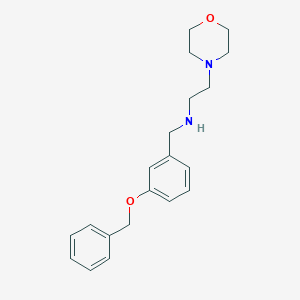 molecular formula C20H26N2O2 B502260 N-[3-(benzyloxy)benzyl]-2-(morpholin-4-yl)ethanamine 