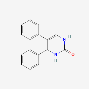 molecular formula C16H14N2O B5022621 4,5-diphenyl-3,4-dihydro-1H-pyrimidin-2-one 