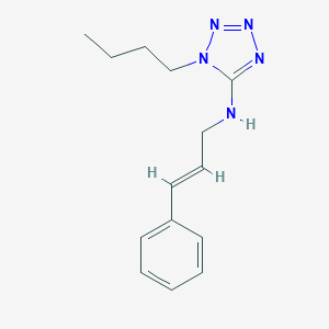 molecular formula C14H19N5 B502263 N-(1-butyl-1H-tetraazol-5-yl)-N-cinnamylamine 