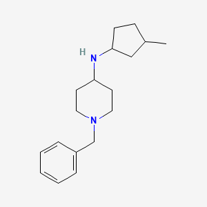 molecular formula C18H28N2 B5022658 1-benzyl-N-(3-methylcyclopentyl)piperidin-4-amine 