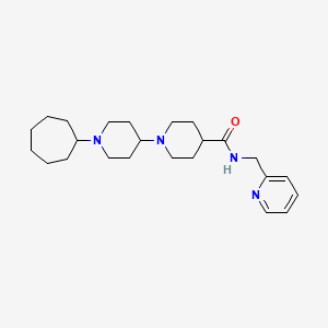 1'-cycloheptyl-N-(2-pyridinylmethyl)-1,4'-bipiperidine-4-carboxamide