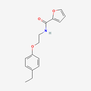 molecular formula C15H17NO3 B5022758 N-[2-(4-ethylphenoxy)ethyl]furan-2-carboxamide 