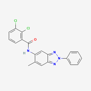 2,3-dichloro-N-(6-methyl-2-phenyl-2H-benzotriazol-5-yl)benzamide