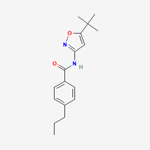 N-(5-tert-butyl-3-isoxazolyl)-4-propylbenzamide