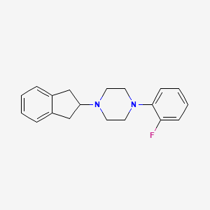 1-(2,3-dihydro-1H-inden-2-yl)-4-(2-fluorophenyl)piperazine