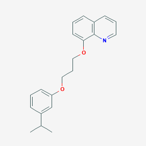 8-[3-(3-Propan-2-ylphenoxy)propoxy]quinoline