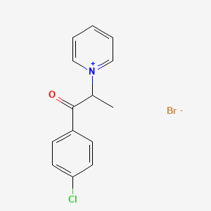 molecular formula C14H13BrClNO B5022964 1-[2-(4-chlorophenyl)-1-methyl-2-oxoethyl]pyridinium bromide 