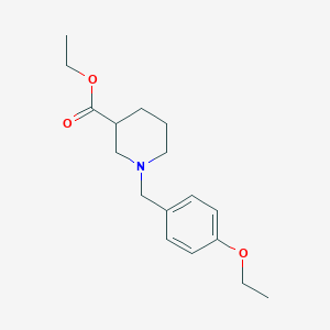 molecular formula C17H25NO3 B5023030 ethyl 1-(4-ethoxybenzyl)-3-piperidinecarboxylate 