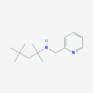 molecular formula C14H24N2 B502304 2,4,4-trimethyl-N-(pyridin-2-ylmethyl)pentan-2-amine 
