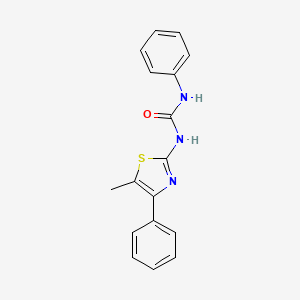 N-(5-methyl-4-phenyl-1,3-thiazol-2-yl)-N'-phenylurea