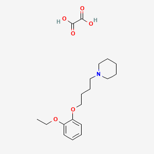 1-[4-(2-Ethoxyphenoxy)butyl]piperidine;oxalic acid