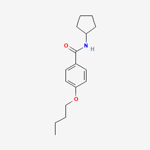 4-butoxy-N-cyclopentylbenzamide