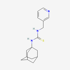 molecular formula C17H23N3S B5023254 N-1-adamantyl-N'-(3-pyridinylmethyl)thiourea 