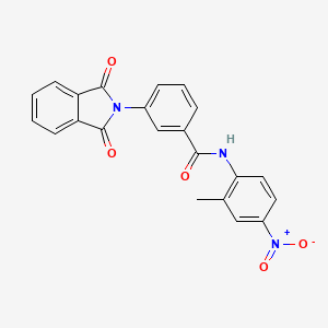 3-(1,3-dioxo-1,3-dihydro-2H-isoindol-2-yl)-N-(2-methyl-4-nitrophenyl)benzamide