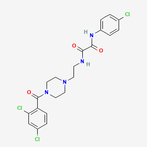 N-(4-chlorophenyl)-N'-{2-[4-(2,4-dichlorobenzoyl)-1-piperazinyl]ethyl}ethanediamide