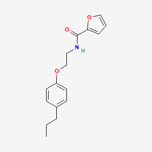 molecular formula C16H19NO3 B5023295 N-[2-(4-propylphenoxy)ethyl]-2-furamide 