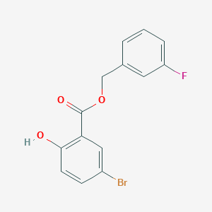 3-fluorobenzyl 5-bromo-2-hydroxybenzoate