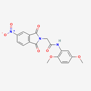 N-(2,5-dimethoxyphenyl)-2-(5-nitro-1,3-dioxo-1,3-dihydro-2H-isoindol-2-yl)acetamide