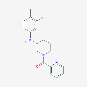 N-(3,4-dimethylphenyl)-1-(2-pyridinylcarbonyl)-3-piperidinamine