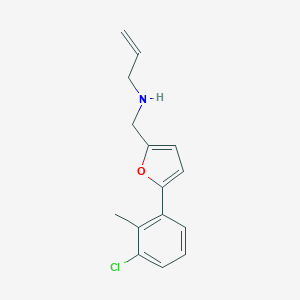 N-{[5-(3-chloro-2-methylphenyl)furan-2-yl]methyl}prop-2-en-1-amine