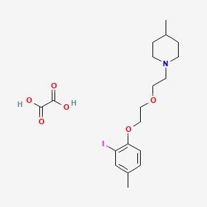 molecular formula C19H28INO6 B5023571 1-{2-[2-(2-iodo-4-methylphenoxy)ethoxy]ethyl}-4-methylpiperidine oxalate 